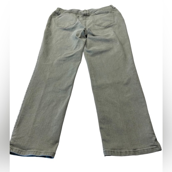 Chico’s Platinum denim jeans in an olive/grey color - Picture 2 of 10